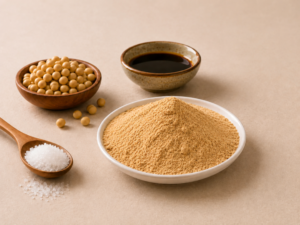 Gluten-free soy sauce powder