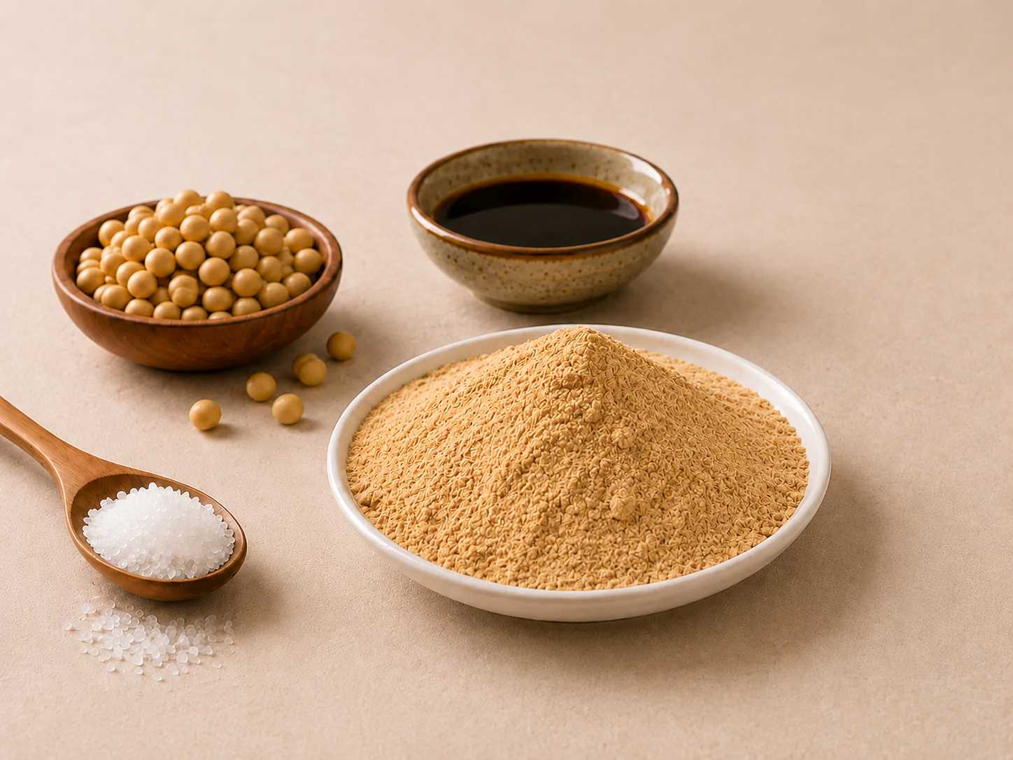 Gluten-free soy sauce powder