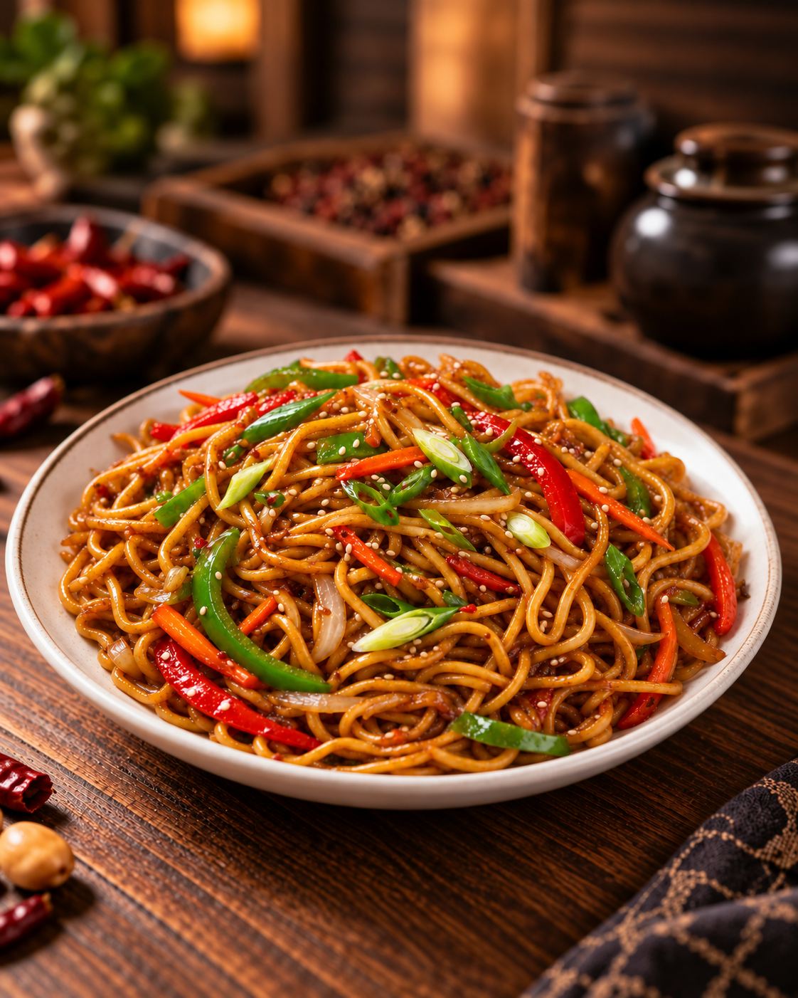 Stir-fried noodle sauce for professional kitchens