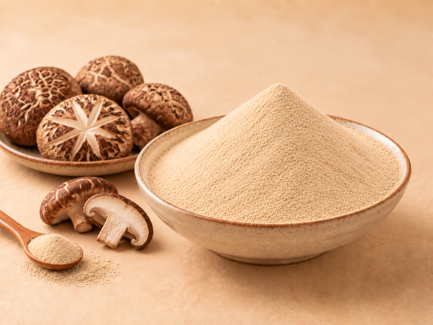 Spray-Dried Mushroom Powder