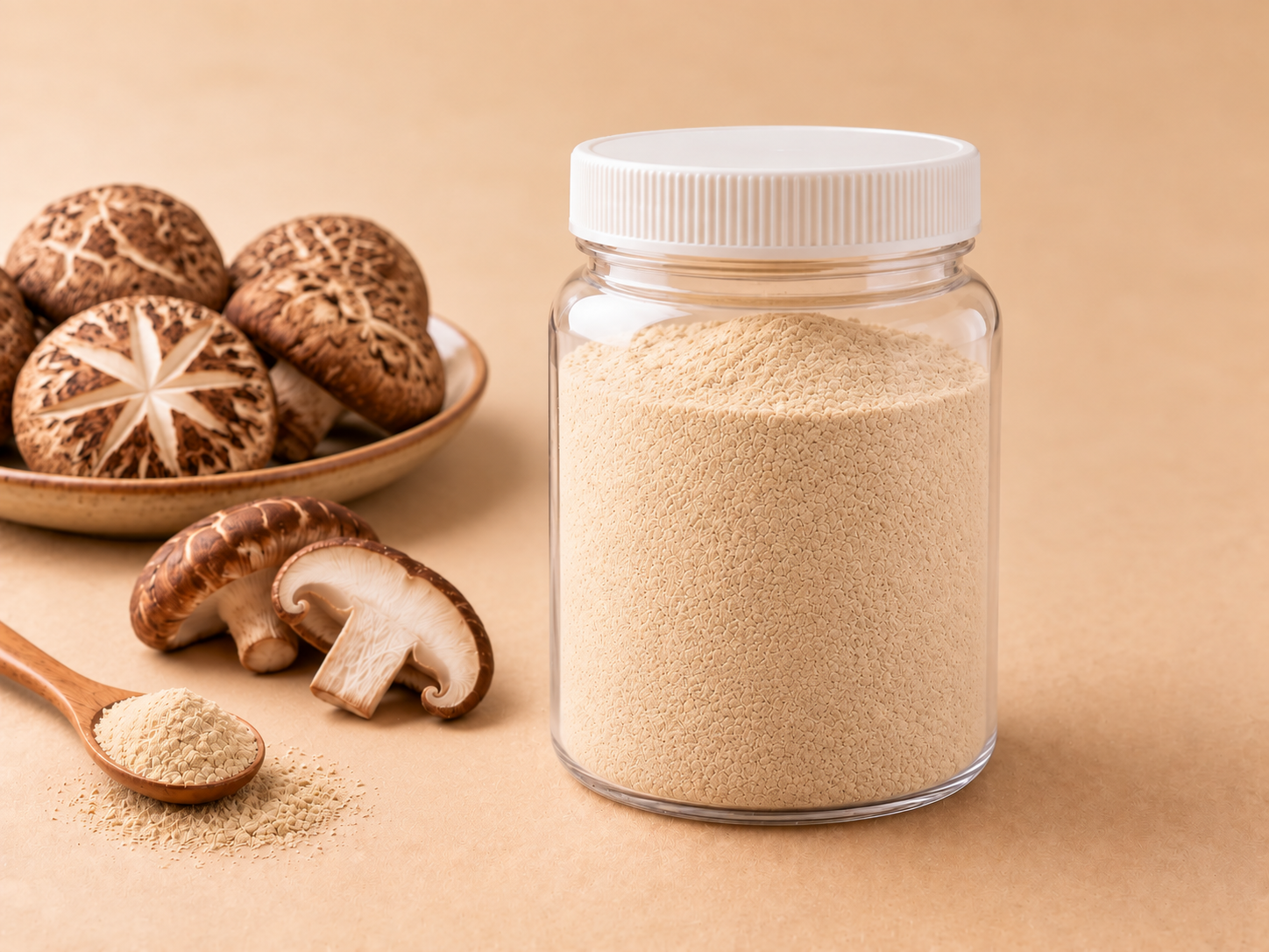 Spray-Dried Mushroom Powder