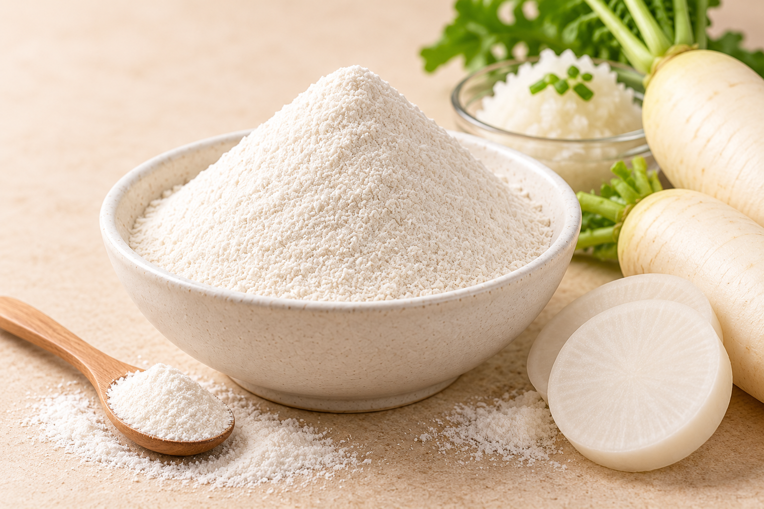 Spray-Dried White Radish Powder