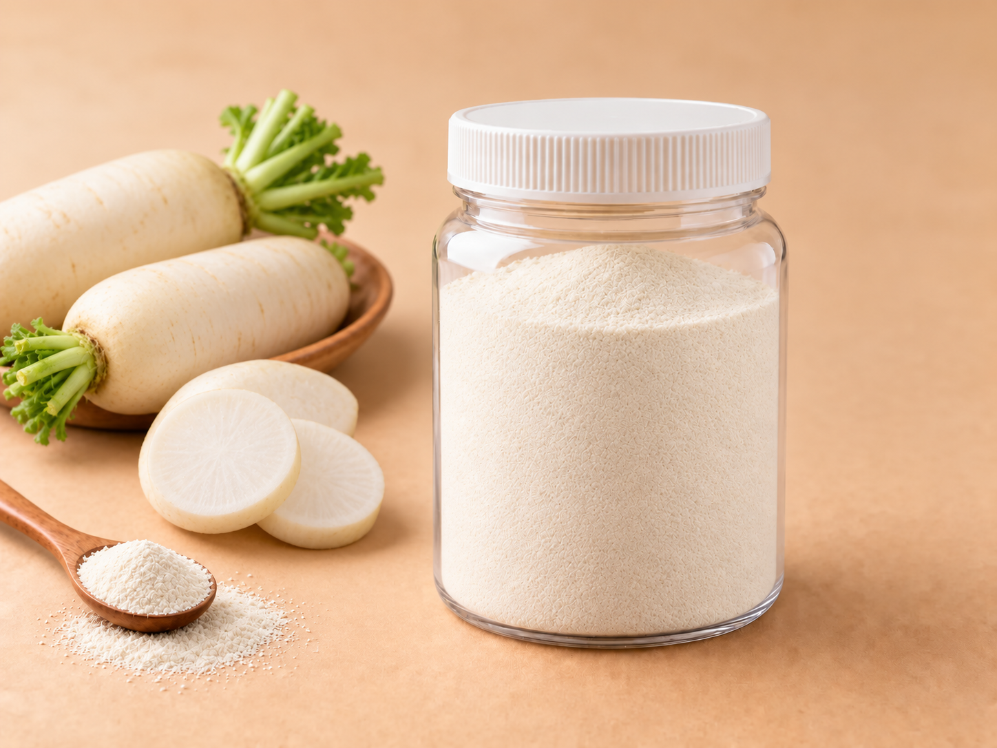 Spray-Dried White Radish Powder