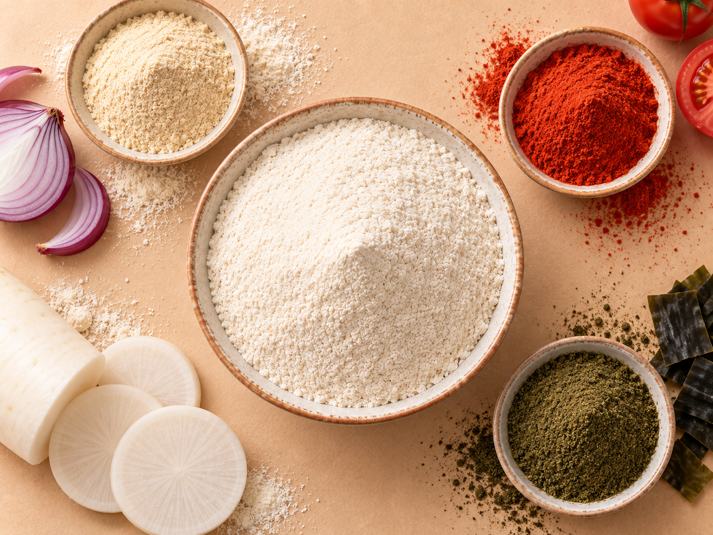 Spray-Dried White Radish Powder