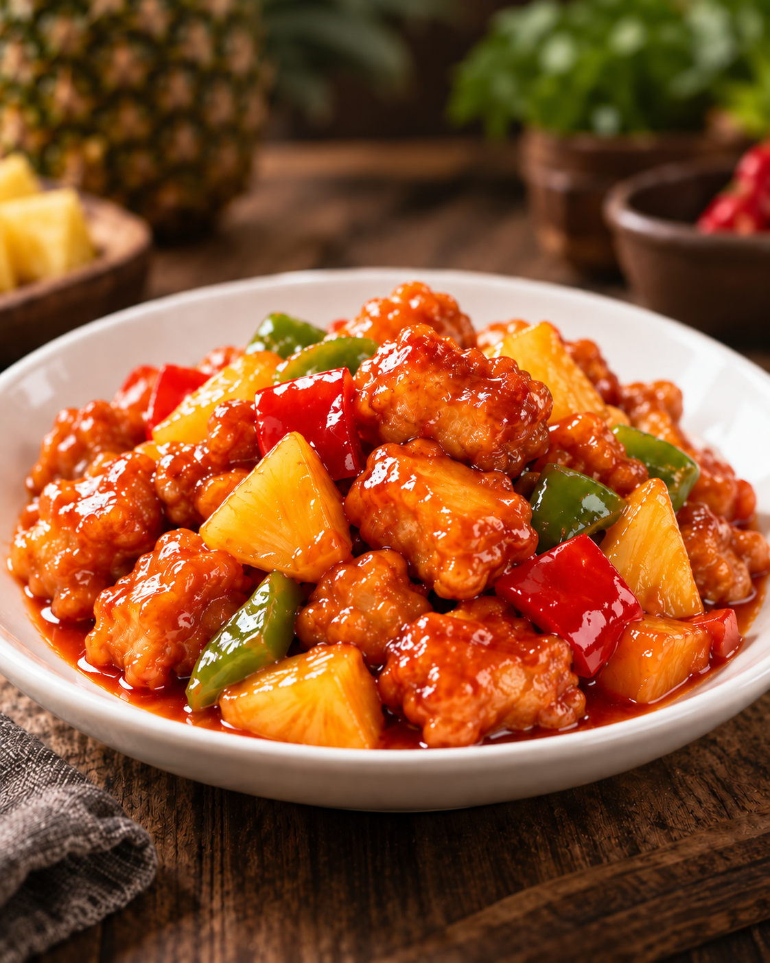Sweet and sour cooking sauce for restaurant dishes