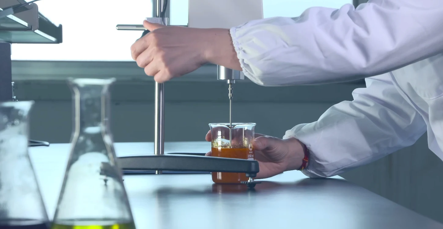 Laboratory testing of a seasoning sauce sample at Shenzhou